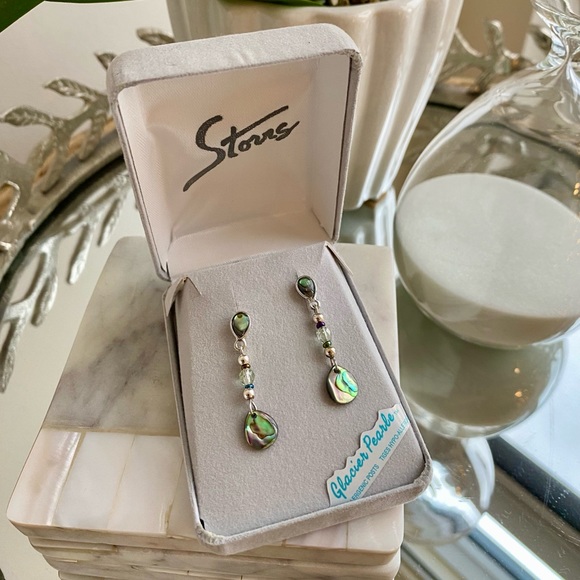 STORRS GLACIER PEARLE EARRINGS - Picture 1 of 8